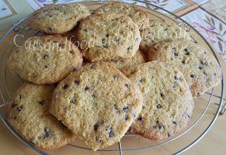 Cookie piccanti all'arancia e gocce di cioccolata