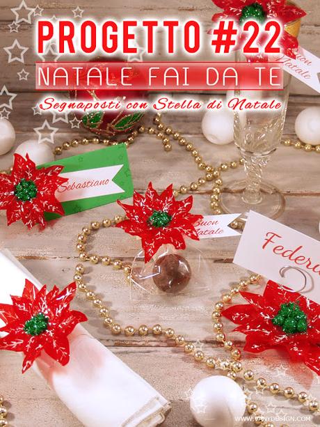 [NATALE FAI DA TE] Tutorial 5 Segnaposti con Stella di Natale - progetto #22