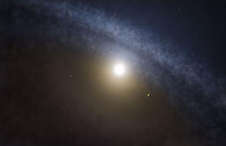 Cantieri planetari svelati da ALMA Alcuni astronomi, usando ALMA (Atacama Large Millimiter/submillimeter Array) hanno trovato differenze significative tra le lacune del gas e quelle della polvere nei dischi di quattro giovani stelle. Queste osservazioni sono l'indicazione più chiara finora che pianeti di massa molto maggiore di quella di Giove si sono formati recentemente in questi dischi. Crediti: ALMA (ESO/NAOJ/NRAO)/M. Kornmesser