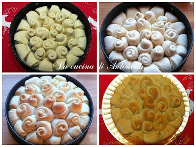 Centrotavola di pane per Natale