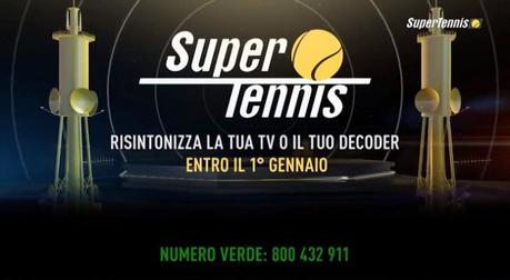 SuperTennis (canale 64) cambia frequenza, da Gennaio solo sul mux TIMB2 SuperTennis (canale 64) cambia frequenza, da Gennaio solo sul mux TIMB2