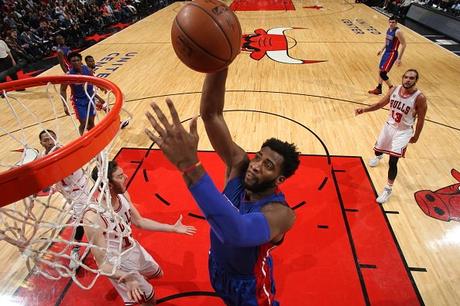 Notte NBA – 18/12/2015: i Pistons vincono un’epica battaglia contro i Bulls, vendetta Warriors col brivido sui Bucks Andre Drummond - © 2015 twitter/espnstatsinfo