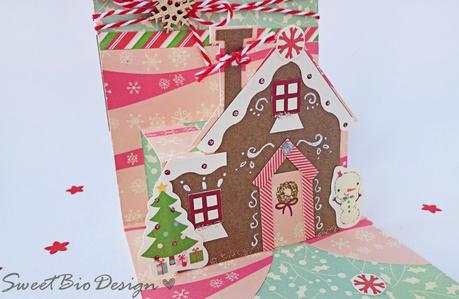 Biglietto Pop-up Casa di Pandizenzero - Gingerbread House Pup-up Card