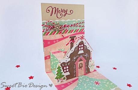 Biglietto Pop-up Casa di Pandizenzero - Gingerbread House Pup-up Card