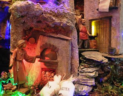 Ambientazione presepe tegola: borgo fornaio