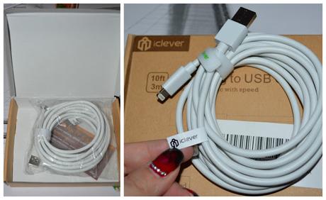 iClever cavo usb da 3 metri per iphone o ipad.