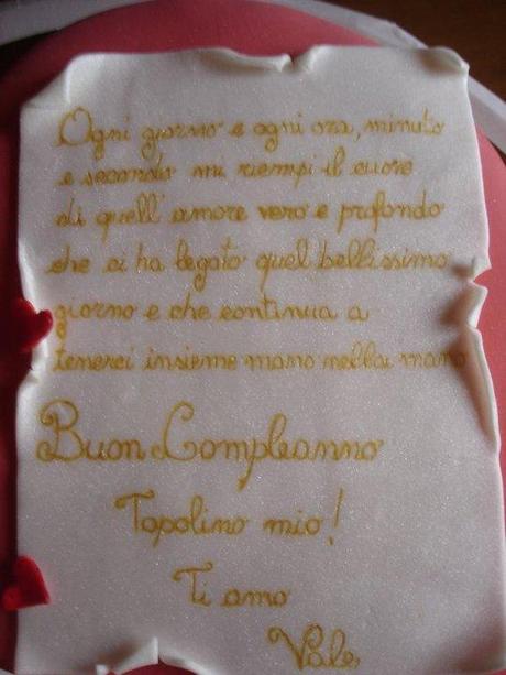 Ciao a tutti... oggi vi mostro una torta che ho realizzat...