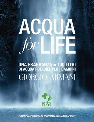 Acqua For Life, Giorgio Armani
