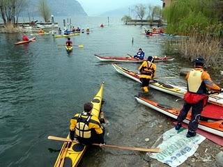 Sebino lake Sunday paddle Sebino lake Sunday paddle