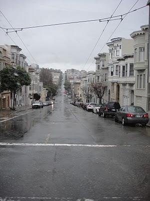 San Francisco under the rain..