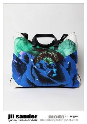 Jil Sander Graphic Floral Bag Spring Summer 2011... nel guardaroba di Moda in Segni Jil Sander Graphic Floral Bag Spring Summer 2011... nel guardaroba di Moda in Segni