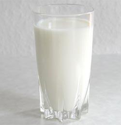 Bicchiere di latte
