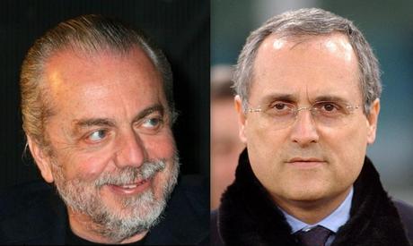 De Laurentiis sferra un pugno a Lotito. Bufala?