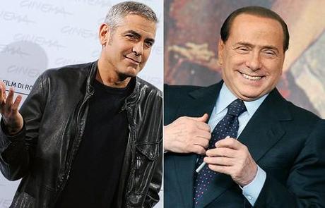 George Clooney chiamato a difendere Silvio Berlusconi