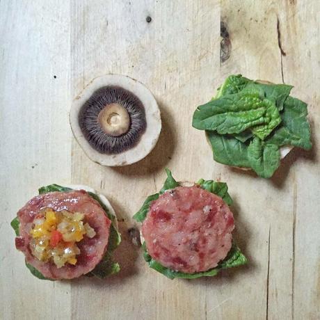 Hamburger di champignon e cotechino