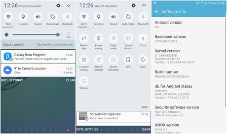Samsung Galaxy S6 e Galaxy S6 Edge: rilasciato l'aggiornamento Beta ad Android 6.0 Marshmallow