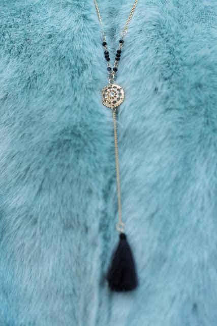 And so , this is christmas ... pellicciotto-turchese