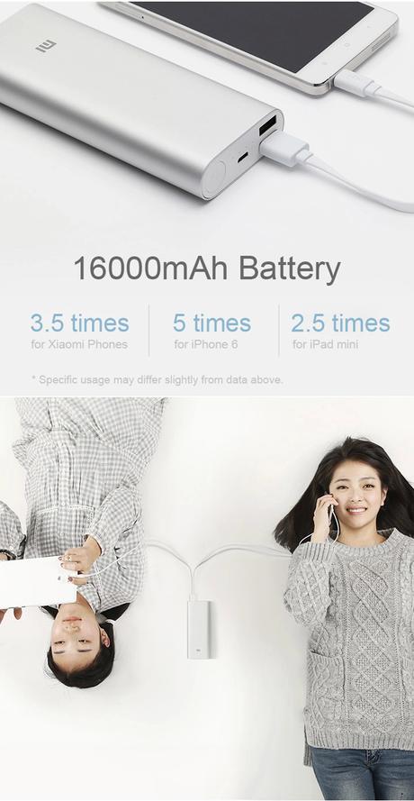 Xiaomi Mobile Powerbank 16000 mAh