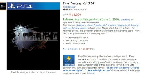 Final Fantasy XV disponibile a giugno 2016? - Notizia - PS4