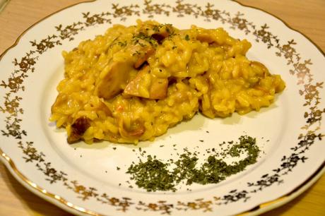 Risotto funghi porcini e zafferano