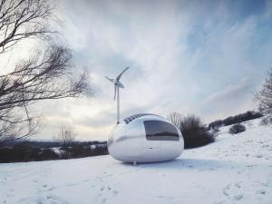 Case ecosostenibili: arrivano le ecocapsule portatili a forma di uovo! ecocapsule