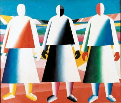Kazimir Malevič Ragazze in un campo, 1928-29 Olio su tela 106 x 125 cm Museo di Stato Russo, San Pietroburgo Kazimir Malevič Ragazze in un campo, 1928-29 Olio su tela 106 x 125 cm Museo di Stato Russo, San Pietroburgo