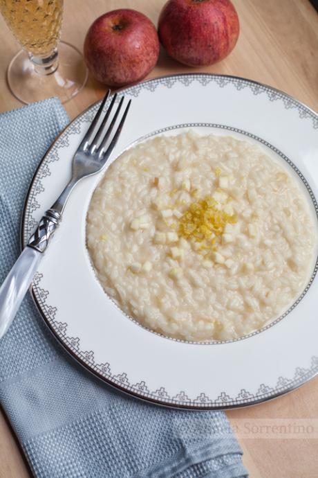 Risotto with Aplle and Champagne