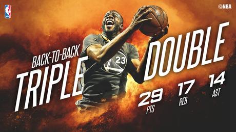 Notte NBA – 02/01/2016: un epico Green piega i Nuggets di Gallinari, i Kings di Karl distruggono i Suns Draymond Green - © 2016 twitter/nbastats