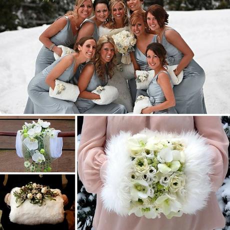 Muff bridal bouquet Muff bridal bouquet
