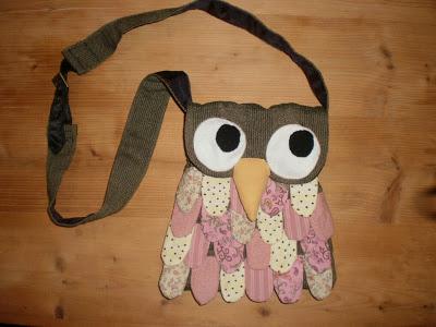 La borsetta gufo. Tutorial / La petite bandoulière hibou. Tutorial