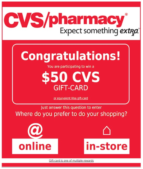 Claim your $50 CVS New Year’s gift today