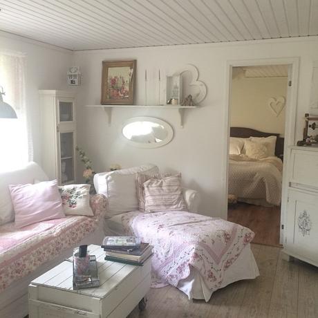 Ambienti dal gusto shabby e retrò a casa di Annika Ambienti dal gusto shabby e retrò a casa di Annika