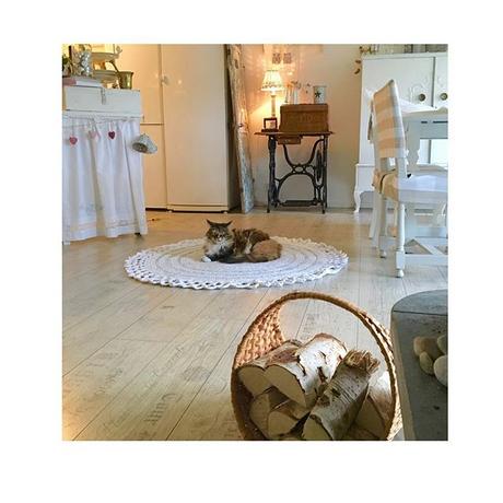 Ambienti dal gusto shabby e retrò a casa di Annika Ambienti dal gusto shabby e retrò a casa di Annika