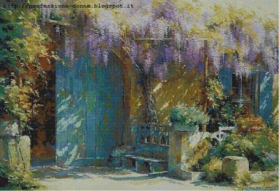 Schema a punto croce: Johan Messely : Il giardino segreto_11 Schema a punto croce: Johan Messely : Il giardino segreto_11