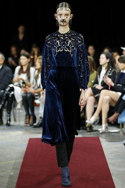 Givenchy velvet look