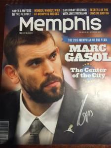 Marc Gasol, Memphis Grizzlies - © 2016 twitter/memgrizz