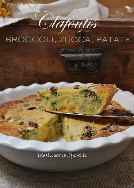 Clafoutis di Broccoli, Zucca e Patate