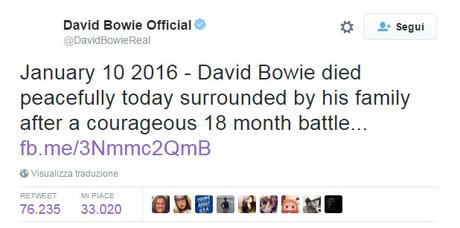 Le metamorfosi di David Bowie