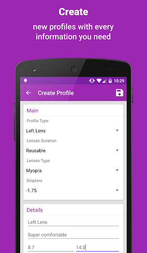 Orario Lenti a Contatto – ottimo reminder per Android! lenti