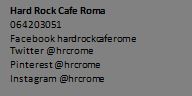 HARD ROCK CAFE ROMA - BOWIE CELEBRATION NIGHT: DEDICATO AL DUCA BIANCO