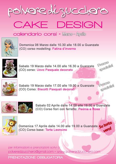 Corsi di cake design: il calendario dei prossimi corsi da Gennaio ad Aprile