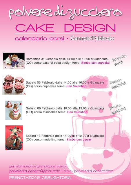 Corsi di cake design: il calendario dei prossimi corsi da Gennaio ad Aprile