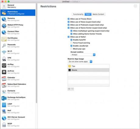 Apple Configurator – Con iOS 9.3 si potranno nascondere le app native non utilizzate Apple Configurator – Con iOS 9.3 si potranno nascondere le app native non utilizzate