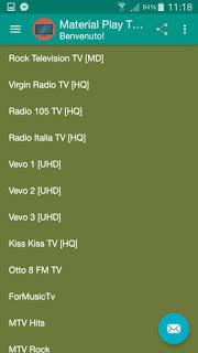 Material Play TV: Guardare la Tv sul dispositivo Android grazie a un app