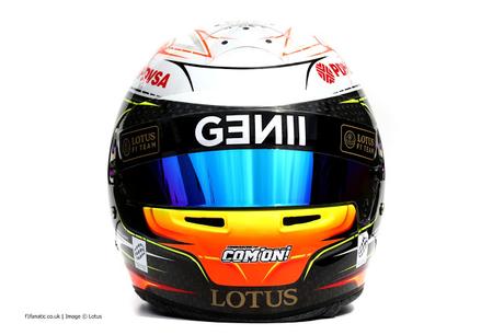 Bell HP7 Carbon R.Grosjean 2015 by Com'On! Racing - painted by Aero Magic