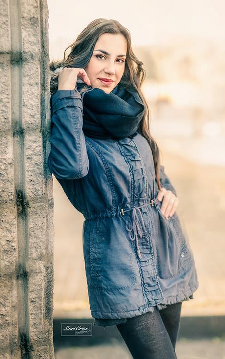 Winter outdoor portrait