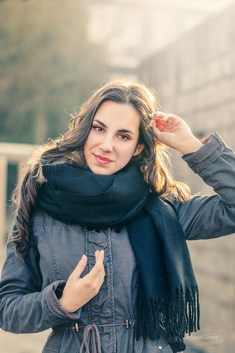 Winter outdoor portrait