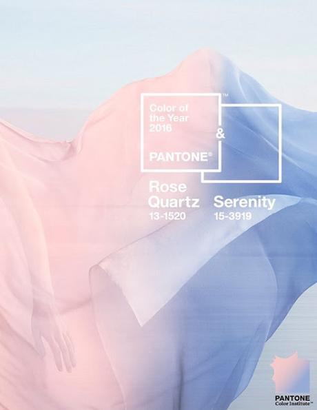 Rosa quarzo e Serenity, i colori scelti da Pantone per il 2016