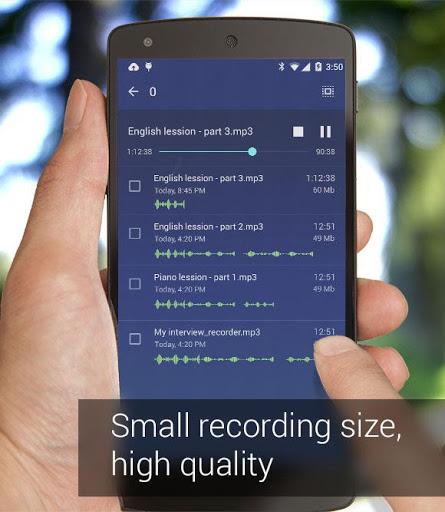 Recordr – un ottimo registratore gratuito! registratore android