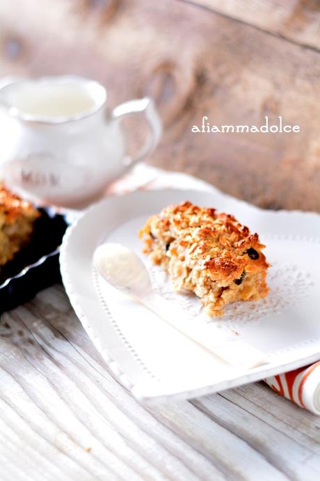 torta d'avena vegan e gluten free